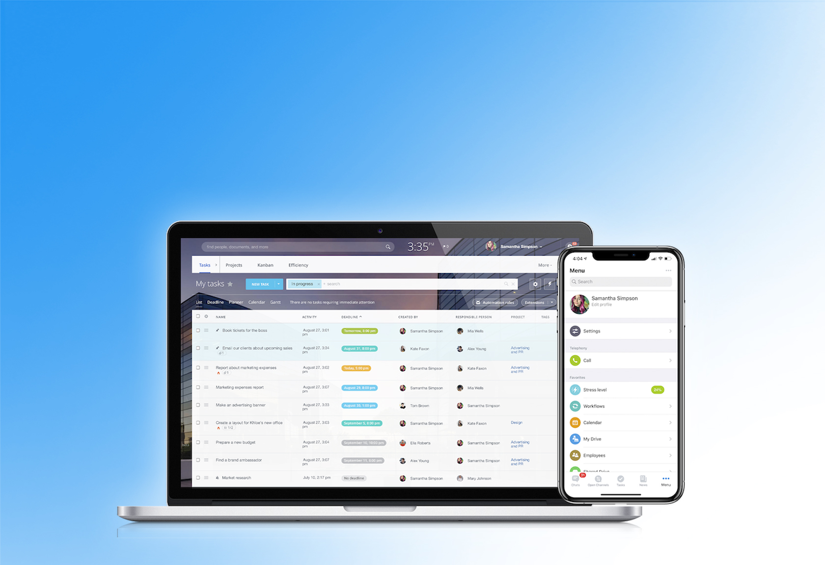 Bitrix24 ระบบจัดการลูกค้าสัมพันธ์ (CRM) InterVision Service 4