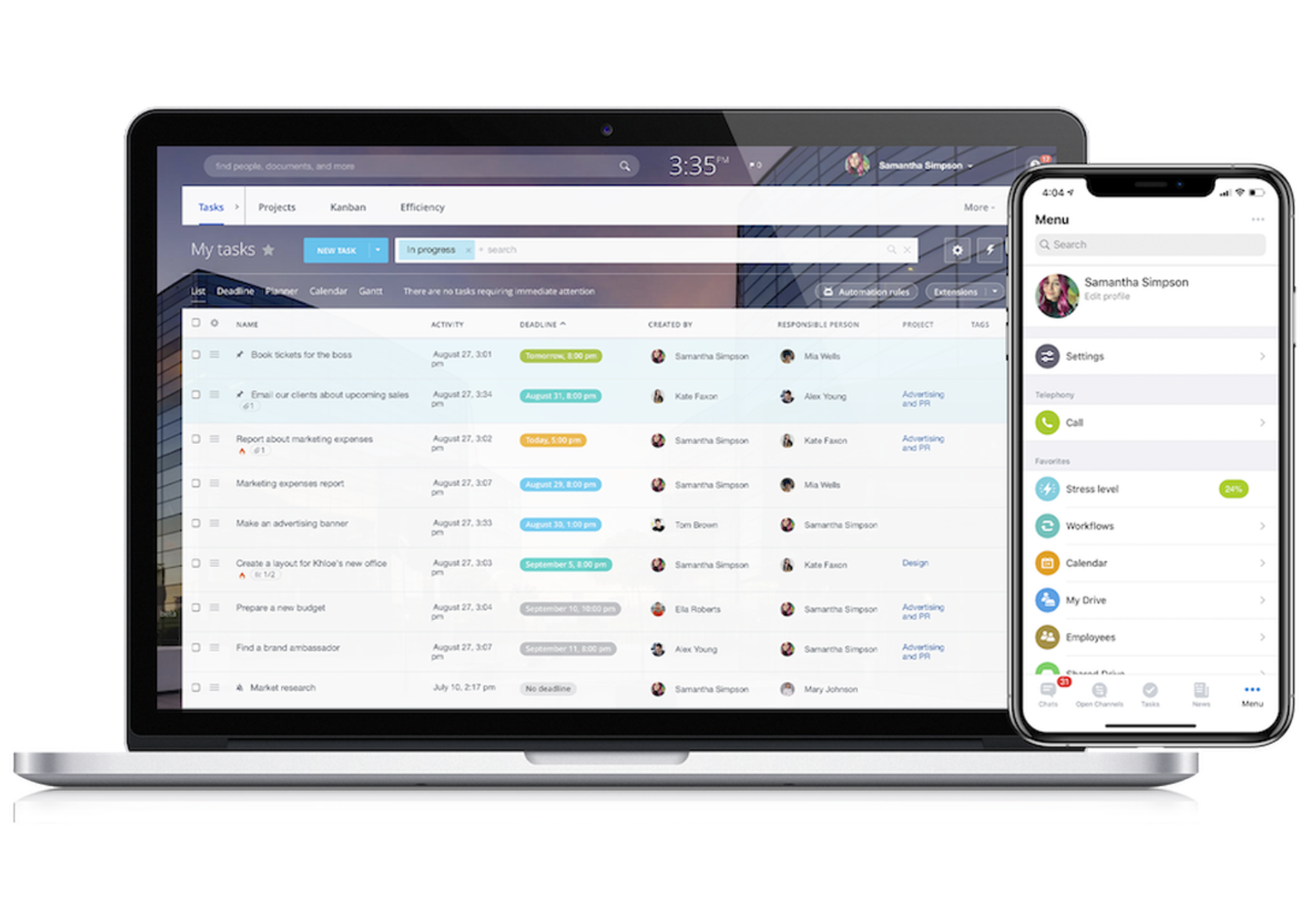 Bitrix24 ระบบจัดการลูกค้าสัมพันธ์ (CRM) InterVision Service 4