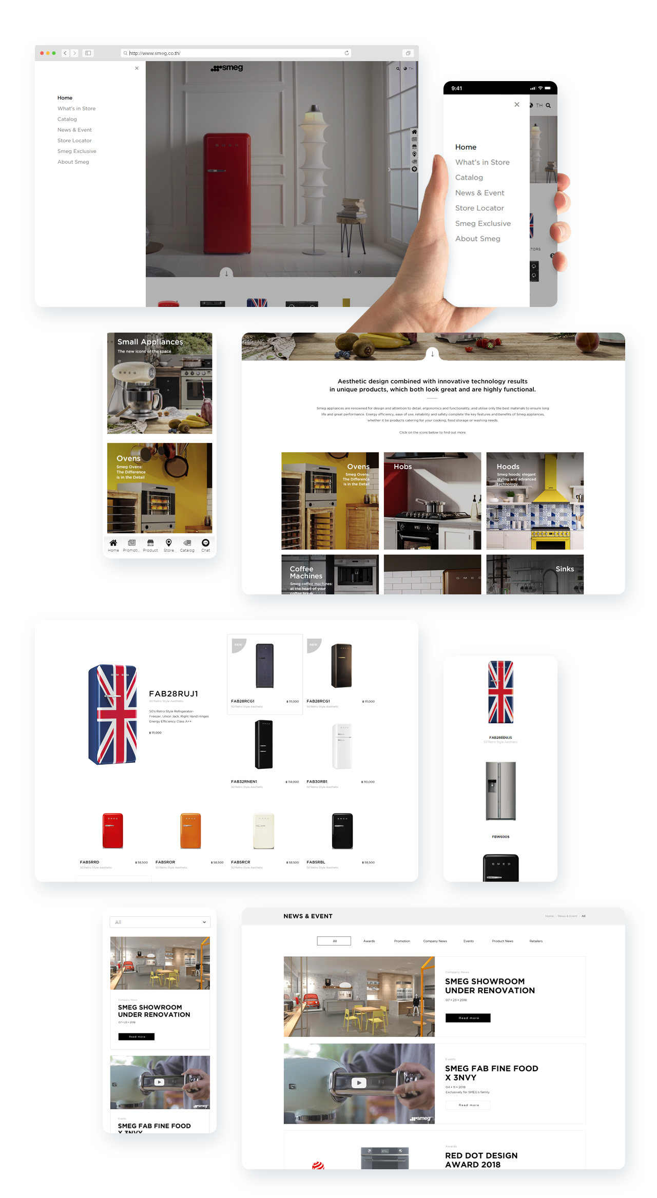 เขียนเว็บไซต์ InterVision Portfolio smeg 6