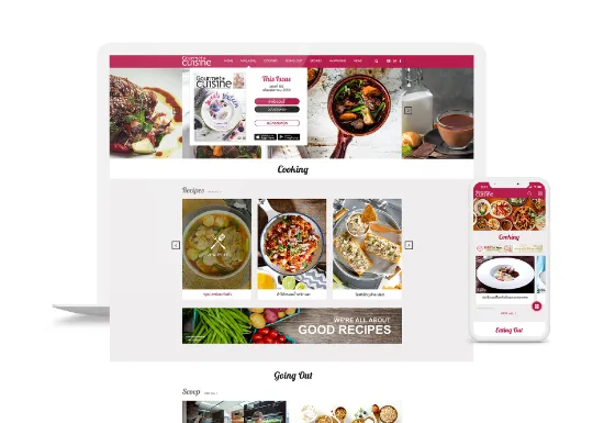 InterVision   Service Web Design slide gourmetandcuisine 9